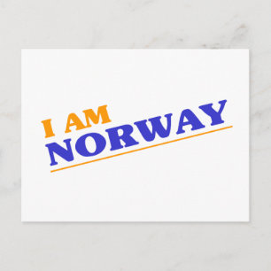 Cartão Postal Eu sou a Noruega