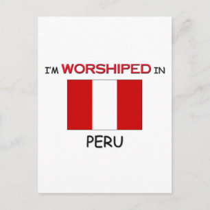 Cartão Postal Eu sou adorado em PERU