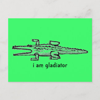 Cartão Postal eu sou gladiador