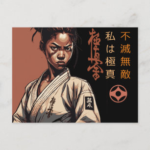 Cartão Postal Eu sou Kyokushin - Inquebrável, Imparável, Caratê