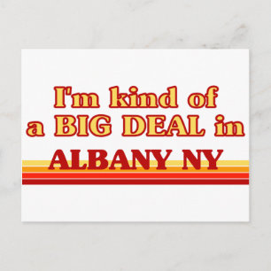 Cartão Postal Eu sou meio que um GRANDE NEGÓCIO em Albany
