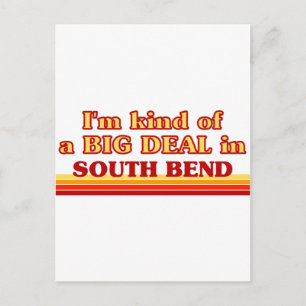 Cartão Postal Eu sou meio um GRANDE NEGÓCIO em South Bend