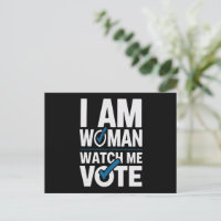 Eu Sou Mulher Observe Me Votar Vintage 