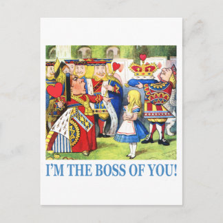 Cartão Postal Eu sou o chefe de você!
