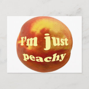 Cartão Postal Eu sou só peachy