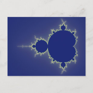 Cartão Postal Eu Sou Tão Azul - Fractal