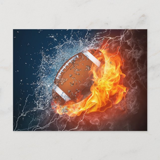 Cartão Postal Eu sou TODA SOBRE O FUTEBOL (Frente)