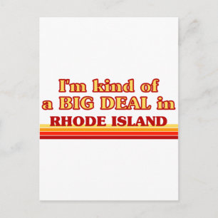 Cartão Postal Eu sou um tipo de grande acordo em Rhode Island