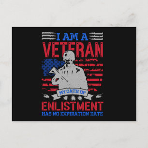 Cartão Postal Eu Sou Um Veterano - O Perfeito Presente Herói Dos