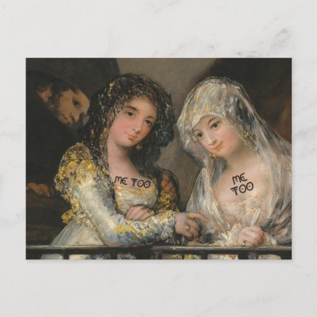 Cartão Postal Eu também tatuagens #MeToo (Frente)