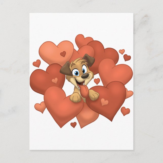 Cartão Postal Eu Te Amo (Frente)