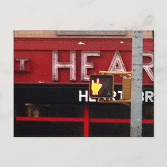 Cartão Postal Eu te amo (Frente)