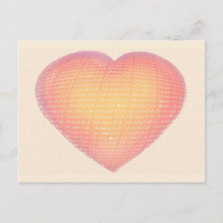Cartão Postal Eu te amo