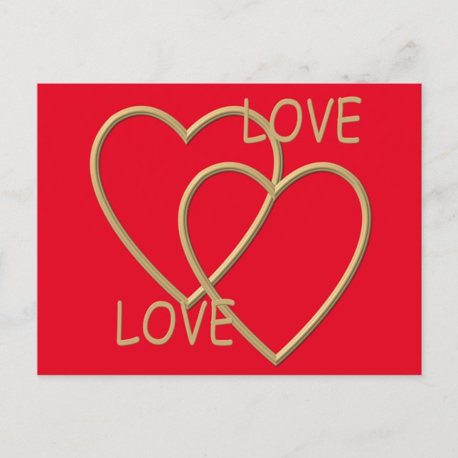Cartão Postal Eu te amo (Frente)