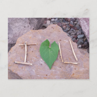 Cartão Postal Eu te amo