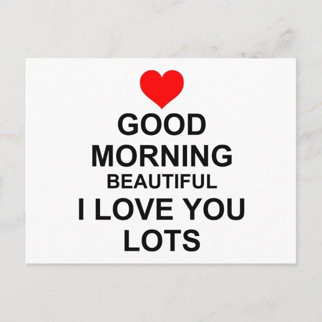 Cartão Postal eu te amo (Frente)