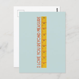 Cartão Postal Eu Te Amo Além Da Medida