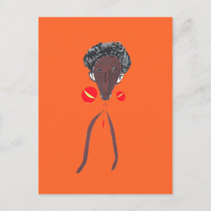 Cartão Postal Eu te amo Nakupenda Swahili