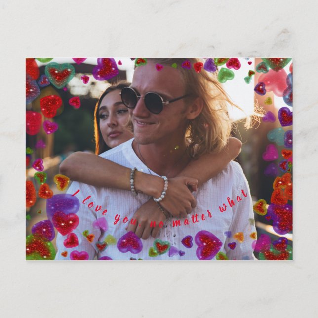 Cartão Postal Eu te amo, não importa o que aconteça 2 (Frente)