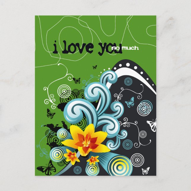 Cartão Postal eu te amo tanto 4 (Frente)