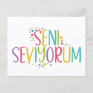 Cartão Postal Eu te amo, Turco Seni Seviyorum arco-íris