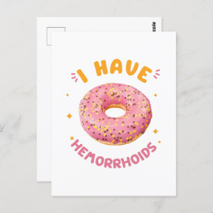 Cartão Postal Eu tenho hemorroidas