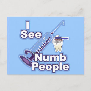 Cartão Postal Eu Vejo Pessoas Numb