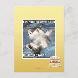 Cartão Postal Eu vou te dar um abraço