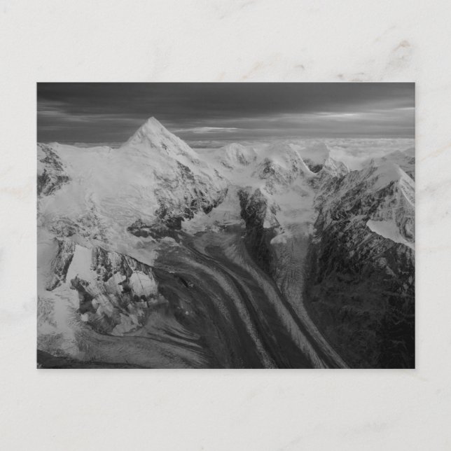 Cartão Postal EUA, Alasca, Parque Nacional Denali, Vista aérea 3 (Frente)