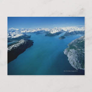 Cartão Postal EUA,Alaska,Glacier Bay National Park,vista aérea