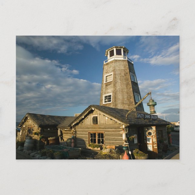 Cartão Postal EUA, ALASKA, KENAI PENINSULA, HOMER: Homer Spit (Frente)