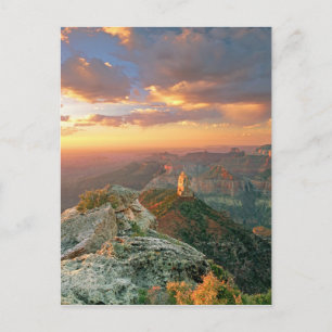 Cartão Postal EUA, Arizona, Parque Nacional Grand Canyon. Ponto