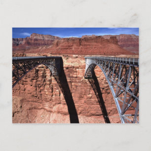 Cartão Postal EUA, Arizona, View of Navajo Bridge em Grand