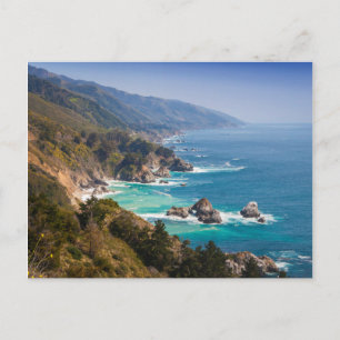 Cartão Postal EUA, Califórnia. Costa da Califórnia, Big Sur