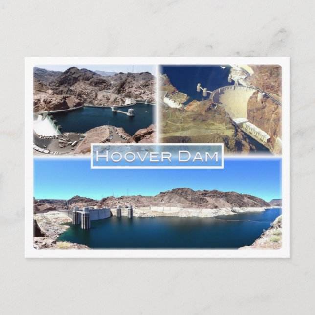 Cartão Postal EUA Clark County Nevada - Arizona de Mohave County (Frente)