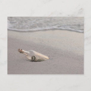 Cartão Postal EUA, Flórida, Ruas. Petersburgo, Mensagem em um