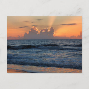 Cartão Postal EUA, Geórgia, ilha de Tybee, praia de Tybee Island