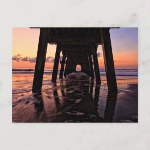 Cartão Postal EUA, Geórgia, Tybee Island, Pier em Tybee Island