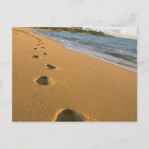 Cartão Postal EUA, Havaí, Kauai, Kapa'a, frente para a praia.
