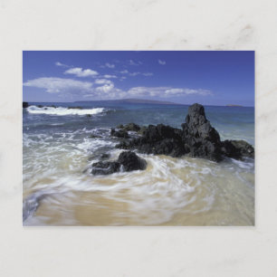 Cartão Postal EUA, Havaí, Maui, Maui, Praia de Makena, Surf on