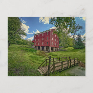 Cartão Postal EUA, Indiana, Cutler. Adams Mill