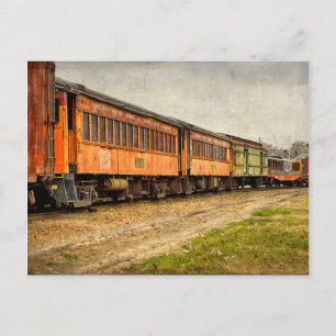 Cartão Postal EUA, Indiana. Museu da Estrada de Ferro de Mudson