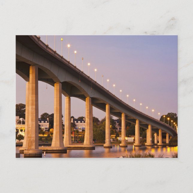 Cartão Postal EUA, Maryland, Annapolis. Severn River Bidge (Frente)