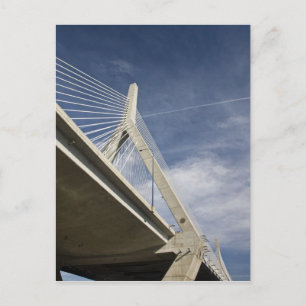 Cartão Postal EUA, Massachusetts, Boston. A Ponte Zakim.
