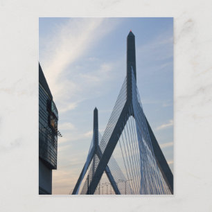 Cartão Postal EUA, Massachusetts, Boston. A Ponte Zakim. 2