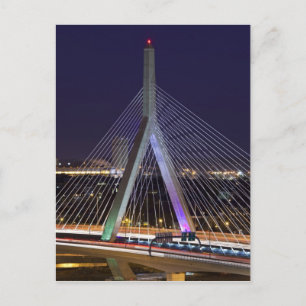 Cartão Postal EUA, Massachusetts, Boston. Leonard Zakim