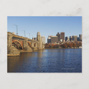 Cartão Postal EUA, Massachusetts, Boston skyline 2