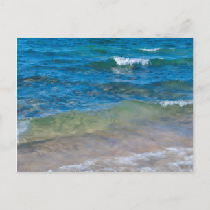Cartão Postal EUA, Michigan. Águas Claras do Lago Superior