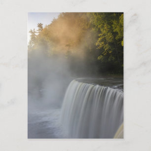 Cartão Postal EUA, Michigan, Península Superior. Nascer do sol d