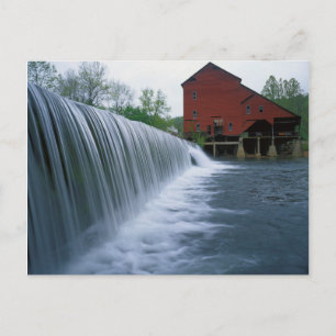 Cartão Postal EUA, Missouri, Condado de Ozark, Rockbridge Mill